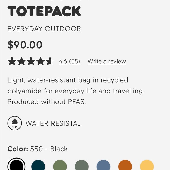 New condition Fjallraven High Coast Totepack - Picture 4 of 7